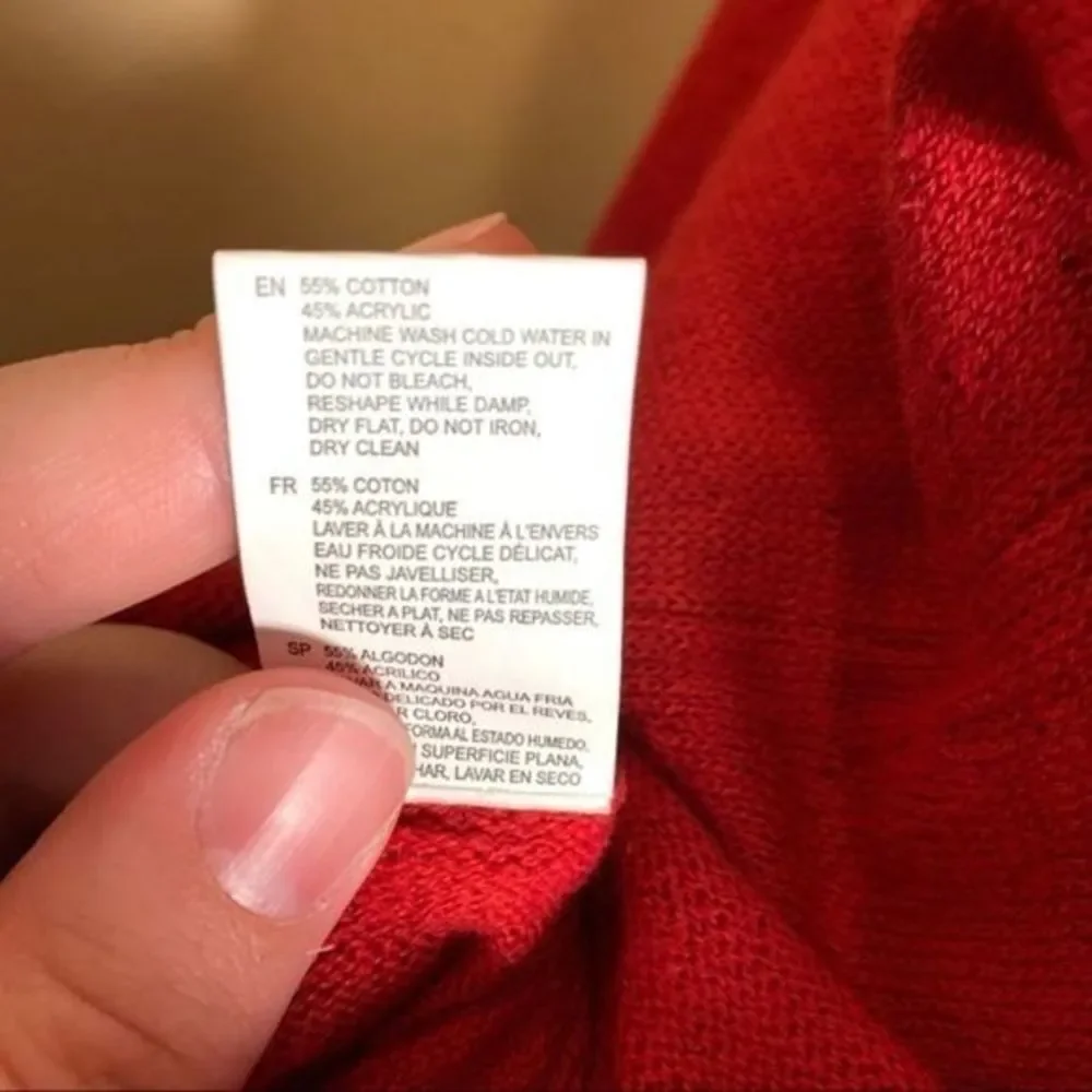 RD STYLE | Oversized Crimson Red Tunic Sweater - Medium - Picture 11 of 11